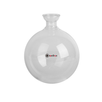 Borosilicate glass collecting flask