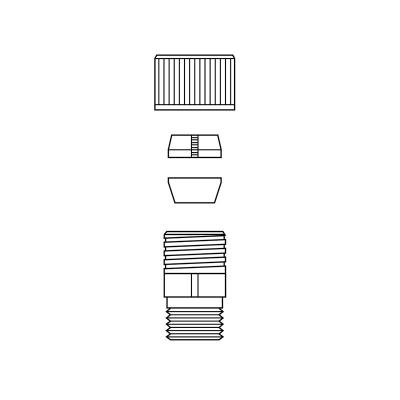 Screw thread compression fittings