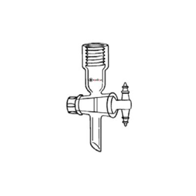 Adapter Bottom Drip, with 1:5 PTFE Stopcock
