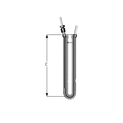 Immersion Well Photochemical, Borosilicate, without Joint 